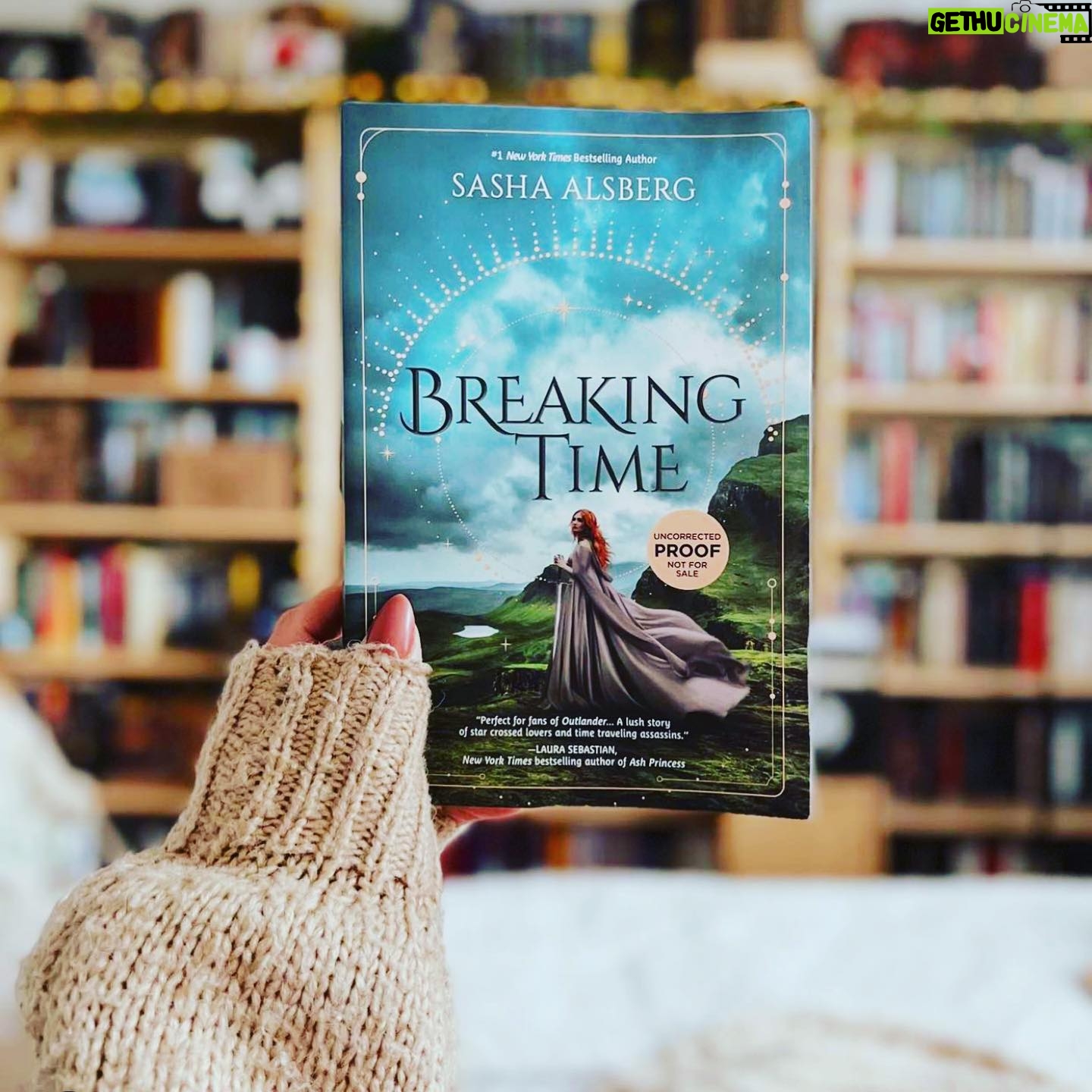 Sasha Alsberg Instagram - Absolutely LOVING all your pictures of @projectredbook! 🥰 BREAKING TIME comes out in just OVER A WEEK (WHATTTTTT) - I’m going on tour to New York, Boston and Miami next week and I hope to see some of your beautiful faces there! #bookstagram #booktok #breakingtime #authorsofinstagram #fantasybooks
