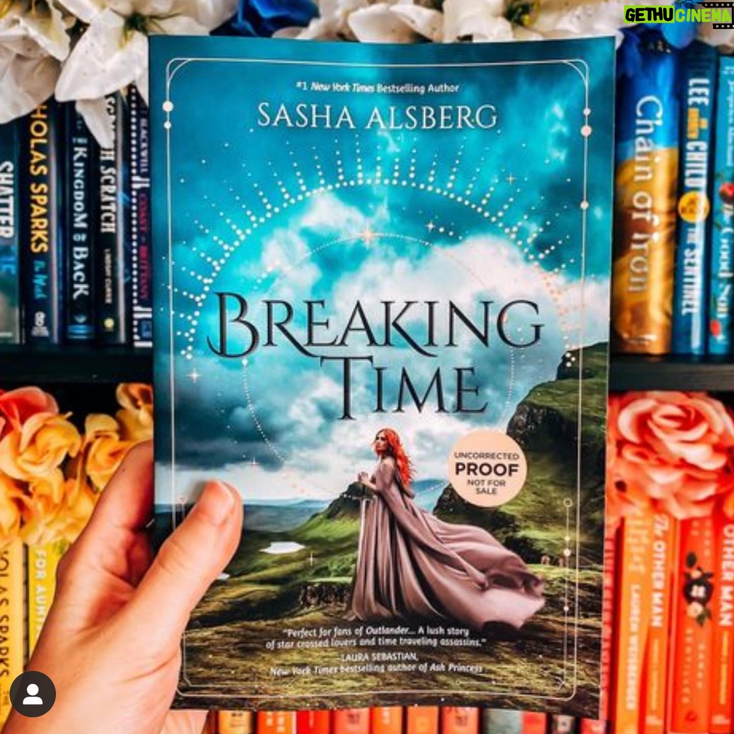 Sasha Alsberg Instagram - Absolutely LOVING all your pictures of @projectredbook! 🥰 BREAKING TIME comes out in just OVER A WEEK (WHATTTTTT) - I’m going on tour to New York, Boston and Miami next week and I hope to see some of your beautiful faces there! #bookstagram #booktok #breakingtime #authorsofinstagram #fantasybooks