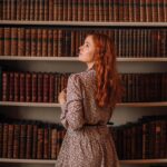 Sasha Alsberg Instagram - Just a girl with a camera and a bag full of books ❤️ 📸 by Thomas x @aclotheshorse 📍 @strawbhillhouse 👩🏻‍🦰 @halohairextensions (the best halo hair to add fullness for us thin haired girlies!) #strawberryhillhouse #booknymph #londonlife #lightacademia #bookstagram #shelfie #library