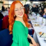 Sasha Alsberg Instagram - Trade Publisher of the Year!! 🎉 So proud of my @joffebooks fam - WE DID IT! 💚 Thank you @halohairextensions for giving me such luscious locks! #ipgawards #bookpublishing #bookstagram