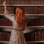Sasha Alsberg Instagram - Just a girl with a camera and a bag full of books ❤️ 📸 by Thomas x @aclotheshorse 📍 @strawbhillhouse 👩🏻‍🦰 @halohairextensions (the best halo hair to add fullness for us thin haired girlies!) #strawberryhillhouse #booknymph #londonlife #lightacademia #bookstagram #shelfie #library