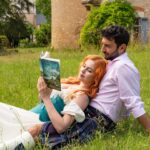 Sasha Alsberg Instagram – We cosplayed Klara & Callum in preparation for Fracturing Fate (the sequel to Breaking Time) at the wonderful @manorandmaker in France this week! ✨ 

☁️ dreams do come true (thanks to @manorandmaker) ☁️

Fracturing Fate comes out August 15th and I cannot WAIT for you all to see where their journey continues (or ends 🫢) 💕

@manorandmaker have retreats just like this one for all to enjoy! Check out their website for more information!

👗 by the amazing Sara from @manorandmaker 
🏴󠁧󠁢󠁳󠁣󠁴󠁿 kilt (borrowed) from @cre8vman
🕺 @gordonjuice 
📷 by @cre8vman
📖 by me 😊
👩🏻‍🦰 by @halohairextensions 

#France #dordogne #manorandmaker #creativeretreat #visitfrance #chateaulife #summerholiday #cottagecore #projectred #fracturingfate #breakingtime #scotland #meninkilts #romancenovel #yafantasy