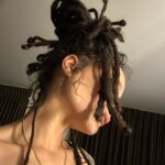 Sasha Lane Instagram - back to mirrors but we added hot sockkeees