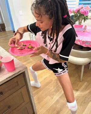 Sasha Lane Instagram - btw the crowded room Ep.6 is out now 💗 this is me telling you with photos from a Barbie themed bday party for my bro @sergiodarcylane