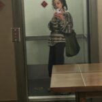 Sasha Lane Instagram - back to mirrors but we added hot sockkeees