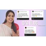Sathya Devarajan Instagram - As promised, answered all your questions from the Q&A we did recently 🤩🫶 Check bio for the video link 😊 Do watch and lemme know yur comments 🫶