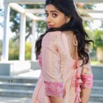 Sathya Devarajan Instagram - Queen of her own little universe 🫶🩷 This pretty anarkali is from @dresscape_ Clicks: @adk_karthik Mua : @jay_makeup_artist_ . . . #tamilponnu #sathyadevarajan #photoshoot