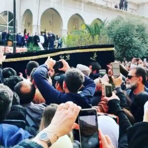 Sawsan Arsheed Instagram - في وداع حاتم علي 💔. كما يليق بك حملوك على الاكتاف وشكروك لأنك كنت أمين على وجعهون على قصصهون على آلامهون وضحكاتهون ... شكراً حاتم علي بأمان الله  #حاتم_علي #سوريا #ستبقى_في_قلوبنا
