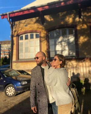 Sawsan Arsheed Instagram - Taken  by @jadkhalilzx11 ❤️❤️❤️. #love #hapiness #syrian #actor #actress #family #france🇫🇷 #troyes  I Love you @maximkhalil1