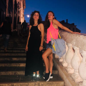 Sawsan Arsheed Instagram - I miss you my little sister 💖💖💖. @alkassarbanialmarjeh  #besttime #crazy #girls #syrian #actress #friends #funtimes #venice #festival  Thank you @sabamubarak for these wonderful photos
