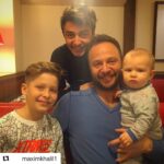 Sawsan Arsheed Instagram - #Repost @maximkhalil1 with @repostapp ・・・فرساني الأربعة😘😘😘😍😍😍 وهيك.. صار فينا نلعب تريكس .. بس شكلو اصغر لاعب مابينمزح معو.. كتير جدّي 😂😂.. تصوير سوسو📸 هي الحياة الحقيقية والباقي فراطة.. الله يحمي كل أطفال العالم .. #family #love #happiness #goodtime #jad #lucas @khalil_hani @sawsan_arsheed #😘😘😘.