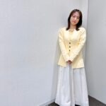 Sayaka Isoyama Instagram - 本日夜7時〜 テレビ朝日系『ミラクル9』に出演します！ クイズは緊張しましたがとにかく頑張りました！！ カーデ.シアートップス.スカート @emmelrefines パールイヤリング.リング @phoebe_official パンプス @dianashoespress