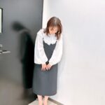 Sayaka Isoyama Instagram - だいぶ日が空きましたが 先日出演させていただいた TBSテレビ系『サンデージャポン』 衣裳です^ ^ ブラウス @intimite_onemile ワンピース @lanvin_en_bleu_womens パールイヤリング、リング @cocoshnik_official