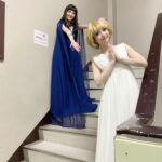 Sayaka Kanda Instagram – まぁちゃんと、今日で東京公演での共演は最後でした…（ ; ; ）寂しいな。
次のマイフェアもいっしょだけれど、声を合わせる共演はなかったから、PRAYERとかは歌いながら感慨深い気持ちでした。
美しく、本当は慈悲の心があり、真っ直ぐに愛に生きるアイシスで魅了してくれてありがとう。
来年まで思い出いっぱい作ろうね！

本編で絶対ないポーズ。笑
#王家の紋章
#朝夏まなと
#アイシス
#キャロル
#まぁさや