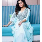 Sayantani Guhathakurta Instagram - Feeling aqua 🩵... Click - @anjandhauriphotography Mk up - @ig_baishakhi Hair - #joydas Styling - @proloydasguptacouture Outfit - @sansabypoojakapoor Location - @thepark_kol Shoot for @aajkaal.in Retouch - @retouch_amit