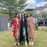 Sazzy Falak Instagram – Twinning with my girls in @maslea for the 2nd day of Raya #imaanlilytiararoseraya #nashsazzyraya