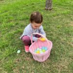 Scarlett Hefner Instagram - Easter Sunday is a family day this year. We’re enjoying the afternoon with bubbles, a little egg hunt for Betsy, and time spent together. Happy Bunny Day to you all🐰