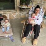 Scarlett Hefner Instagram - Easter Sunday is a family day this year. We’re enjoying the afternoon with bubbles, a little egg hunt for Betsy, and time spent together. Happy Bunny Day to you all🐰