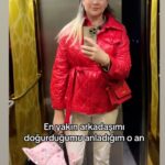 Seda Tosun Instagram - Kırmızı İpekyol ceket @yazelgroup