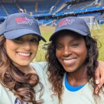 Seema Jaswal Instagram - AD Thrilled to have joined @suresportuk on site at @chelseafc last week to see its #BreakingLimitsProgramme in action. The programme works with NGOs and grassroots initiatives around the world helping disadvantaged young people to break down the barriers holding them back from moving however they want. Sure recognises the power of movement and how important it is that everyone has the ability to move however and whenever they want. It’s part of the reason why I’ve been an ongoing Sure partner, as a sports fan, supporter and now parent, I want to make sure my little girl has every opportunity to partake in movement and sport however she chooses. Sport can teach us so much more than we realise and that transcends to so many other parts of our lives. It’s such a powerful tool for social change and it was an honour see programmes like this one in action. And bonus, I got to catch up with my friend @enialuko and I got some tips from the coaches from @chelseafc for my Sure #BringTheHeat challenge!