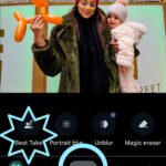 Seema Jaswal Instagram - Thanks @googleuk #Pixel8Pro 🩵 If you’ve ever taken a photo with a little one, you will totally relate to this. A few weeks ago we went to Budapest on a family holiday and took our 8 month daughter to visit the Christmas Markets. We had the most magical time and experienced lots of firsts….including Ava seeing her first ever Christmas Tree. We took a few photos in front of the tree (and in front of a queue of people also waiting to take theirs) on the iconic Fashion Street in the centre of Budapest … no pressure! With the distraction of balloons and baubles, we finally got a smile and guess who closed their eyes 🙋🏽‍♀️🤦🏽‍♀️ Thank you ‘Best Take*’ … you saved me from having to re-queue over and over again to get the best pic! #AD *Requires Google Photos app. May not work on all images. Takes 5-7 consecutive photos within 10 seconds. Works on photos with 2 to 5 people. Will not work in low light or with pets. #googleuk