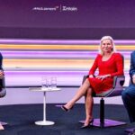 Seema Jaswal Instagram - I had the best time visiting the @mclaren HQ last week and interviewing CEO Zak Brown and the CEO of Entain Jette Nygaard-Andersen. It was informative, insightful and inspiring all at the same time as we discussed everything from technology, to overcoming challenges, to the importance of diversity in business. McLaren Racing delivered their best performance of the season at the British GP at Silverstone. @landonorris with P2 and @oscarpiastri with a P4 finish 🍾 Some might say it’s down to Lady Luck 😉 @entain.careers @f1 #britishgp #f1 #mcclaren #chromeisback #itsyourgame #returntowork #wornbysj💫 #tbthursday #throwbackthursday