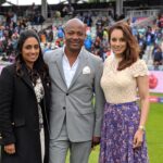 Seema Jaswal Instagram – India v Pakistan is always the showpiece fixture at a @cricketworldcup. Their last World Cup meeting in England four years ago took place at Old Trafford which I remember very well as I had the pleasure of watching the match alongside this legend @sachintendulkar 💫 
Congratulations India on another great victory! 🇮🇳 

@indiancricketteam  #INDvPAK #CWC23 #bharat #cricketworldcup2023 #indiancricketteam #indiancricket