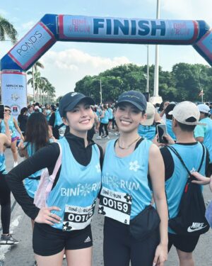 Sela Guia Instagram - My first fun run was a blast! Managed to finish 5km and had an awesome time with my running buddies, thanks to @starmagicphils, and @bini_ph for hosting such an amazing and productive event ⛅️🏃🏻‍♀️#BiniRun2024