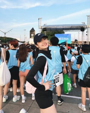 Sela Guia Instagram - My first fun run was a blast! Managed to finish 5km and had an awesome time with my running buddies, thanks to @starmagicphils, and @bini_ph for hosting such an amazing and productive event ⛅️🏃🏻‍♀️#BiniRun2024