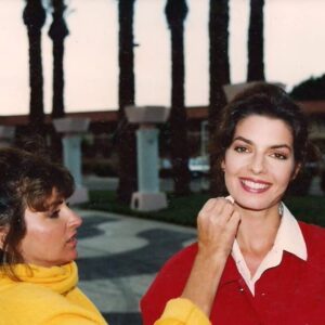 Sela Ward Instagram - Set life that I sure do miss! #fbf