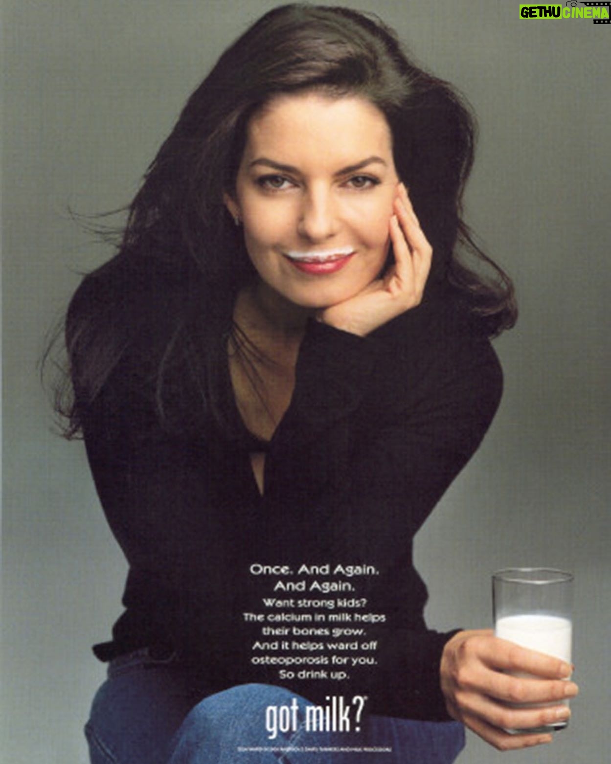 Sela Ward - 3.9K Likes - Let’s be honest...milk mustaches are really not attractive on anyone. 😂#fbf