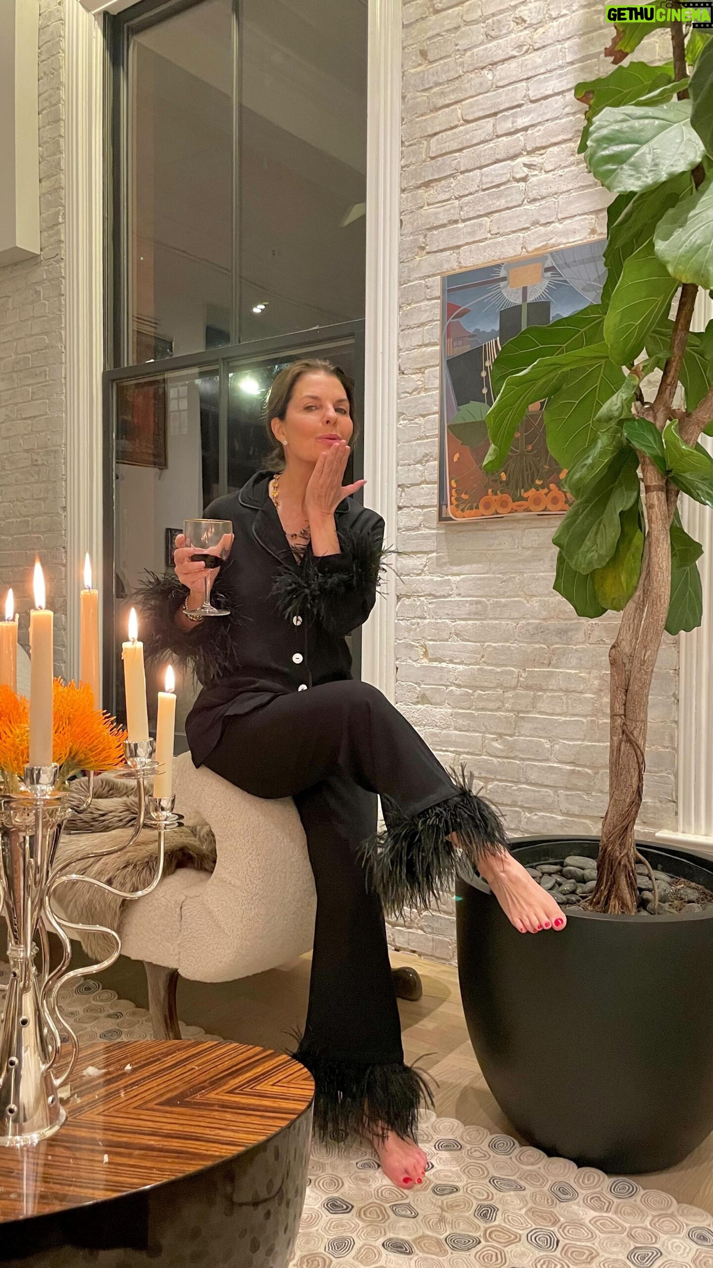 Sela Ward - 5.8K Likes - Kissing 2022 goodbye 💋#happynewyears