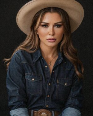 Selen Görgüzel Instagram - 🤠 #cowgirl @aifacecraft1 tarafından yapıldı şimdi lapinler atlamayın Photoshop’u abartmışsın diye 😅