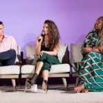 Sepideh Moafi Instagram – Was honored to speak alongside @sambencheghib and @ashleemariepreston at the @elevateprize #MakeGoodFamous Summit. Thank you @briancharleswalker for moderating our panel on advocacy and leveraging our platforms, both in life and on social media, to drive social change.

During the panel, I discussed a range of topics, including my work with @rescueorg and their critical efforts to help people affected by humanitarian crises survive, recover, and rebuild their lives. I also spoke about the challenges of navigating censorship and fickle algorithms in today’s online media landscape.

This is the beginning of an important conversation—not the end—and I’m grateful to be a part of it.

Thank you @tala.barbotinkhalidy—she designed these gorgeous pleated moire pants with Lebanese   Syrian artisans. 
Artists for ceasefire   IRC pins 🕊️💛🖤
