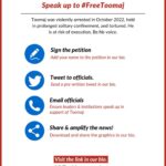 Sepideh Moafi Instagram – Iranian dissident rapper #ToomajSalehi was detained by the Islamic Republic, tortured and held in solitary confinement since November 2022 and is facing the death penalty. He is a hero who needs our voices. Visit @middleeastmatters and click the link in the bio to help #FreeToomaj #FreeThemAll
#FreeToomajSalehi