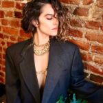 Sepideh Moafi Instagram - Thank you @the.baremag for having me on your January 2023 cover. I loved this photo shoot & interview so much. We talk Black Bird, creative process and of course, Iran which is really all I think about these days. Hope you enjoy. Link in bio. 🌹 Thank you beloved, brilliant @tina_turnbow for such a fun, raw, open creativite collaboration, and @maisonemeute for your amazing space & sustainable wear & custom designer vintage pieces. ❤️‍🔥