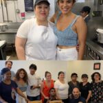 Sepideh Moafi Instagram - Over the moon for my beloved friend @chefnasrinlove who just opened her first restaurant #NasrinsKitchen in NY! 🥹 Her cooking is out of this world & she just happens to be one of the kindest, loveliest people on earth. 😍 Nasrin was forced to flee Iran w/her three beautiful kids in 2014. They stayed in Turkey for two years before coming to NY. After a rough period living in a shelter, she joined the phenomenal team of refugee chefs from all over the world at @eatoffbeat (where we met in 2018–see second photo!) She later told me she was excited to meet me because she didn’t speak much English at the time & didn’t know many Farsi speakers so when we met, she burst into tears (as did I!) & we held each other as we talked & talked & talked. Since then, we’ve collaborated on a number of events. I’m looking forward to many, many more Nasrin jan. Just the beginning…🥹😭😍 Visit her at Nasrin’s Kitchen 35 W 57th St, New York, NY 10019 NASRINSKITCHEN.COM