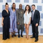 Sepideh Moafi Instagram - Last week we opened #CorruptionPlay @lctheater playing now through April 14th! 💫🗞️ I love this company. 🤍🎭 Thank you @tala.barbotinkhalidy for dressing me in your stunning designs made with Lebanese & Syrian artisans. 🪄🙏🏽 @artistsforceasefire www.artists4ceasefire.org ❤️🕊️ Merci @shanagulatijewelry for the brilliant 💎@manoloblahnik for 👠 Beautiful photos by @triciambaron