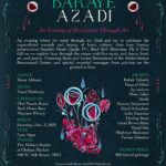 Sepideh Moafi Instagram - Throughout the current uprising turned revolution in Iran, we’ve seen various forms of protest & solidarity in the diaspora & beyond — from sharing stories & footage to storming the streets in rallies and marches. Baraye Azadi will be an evening where we resist through art, food & joy, & celebrate the unparalleled warmth & beauty of Iran’s culture as we work to reaffirm, in the words of Edward Said, “the power of culture over the culture of power.” Join me on December 3rd as I host this exploration of Iran through the senses; featuring Iranian food, drink, live music & dance, poetry, & guest speakers Roya & Ladan Boroumand from @iranrights, as well as special recorded appearances by activists on the ground in Iran. Prepare to be moved! 💚🤍❤️ FOR TICKETS, LINK IN BIO 👆🏽 All proceeds will be donated to Abdorrahman Boroumand Center that does crucial human rights work in Iran. Flyer artwork by the incredible @hausofmilad