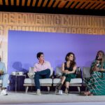 Sepideh Moafi Instagram – Was honored to speak alongside @sambencheghib and @ashleemariepreston at the @elevateprize #MakeGoodFamous Summit. Thank you @briancharleswalker for moderating our panel on advocacy and leveraging our platforms, both in life and on social media, to drive social change.

During the panel, I discussed a range of topics, including my work with @rescueorg and their critical efforts to help people affected by humanitarian crises survive, recover, and rebuild their lives. I also spoke about the challenges of navigating censorship and fickle algorithms in today’s online media landscape.

This is the beginning of an important conversation—not the end—and I’m grateful to be a part of it.

Thank you @tala.barbotinkhalidy—she designed these gorgeous pleated moire pants with Lebanese   Syrian artisans. 
Artists for ceasefire   IRC pins 🕊️💛🖤