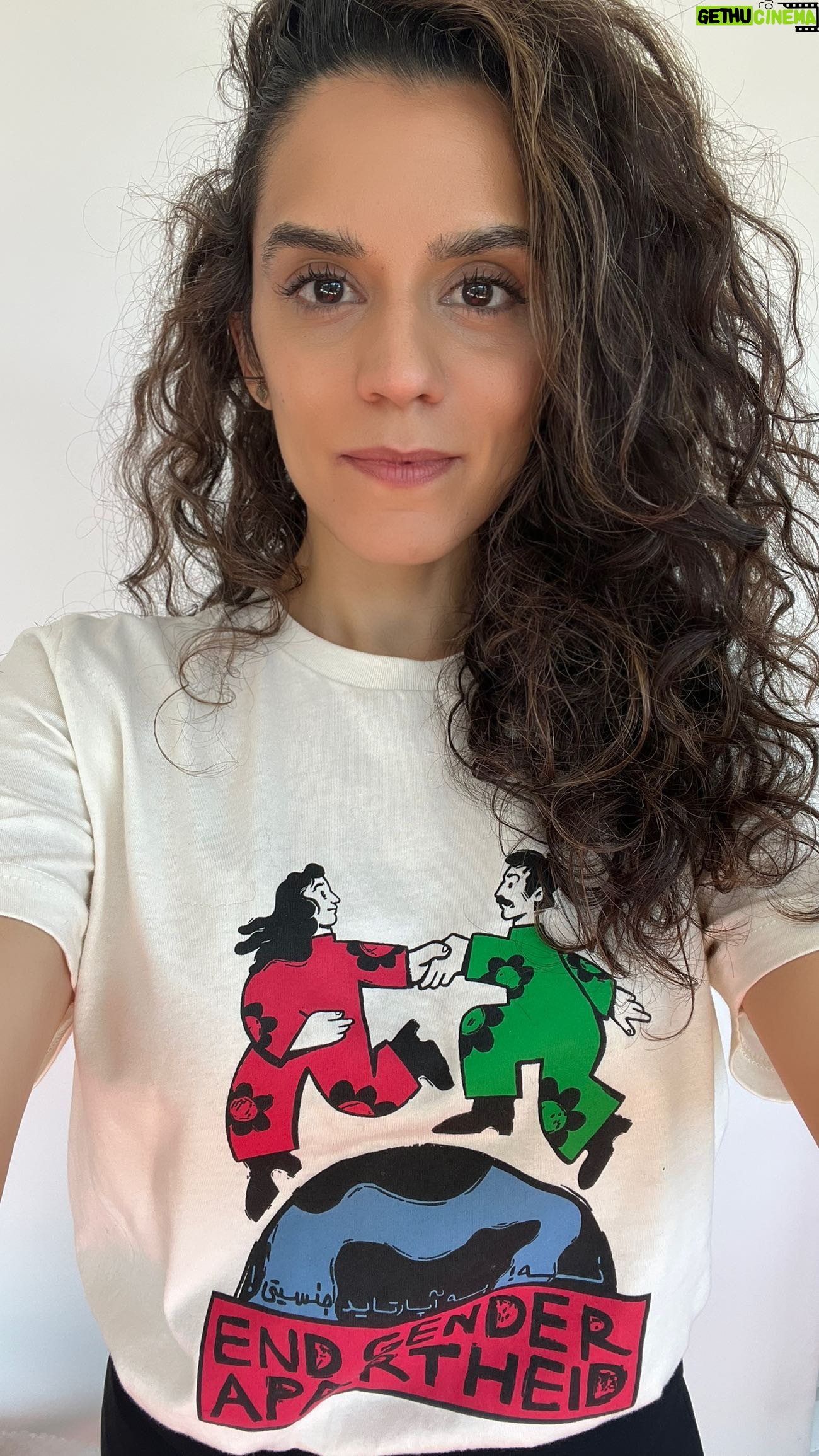 Sepideh Moafi Instagram - Today on International Womenโs Day & every day, Iโm proud to join forces with the powerful women inside Iran & Afghanistan in the campaign to have #GenderApartheid enshrined into International Law. We call for the end of the systematic subjugation & oppression of women in Afghanistan & Iran & we fight for justice for women around the world. Please follow @endgenderapartheid.today & join us. For more about the #EndGenderApartheid campaign, link in bio. ๐๏ธ๐ค๐๏ธ Clip from @vitalvoices panel w/ @metra_mehran & @zainabsalbi ๐ซโค๏ธโ๐ฅ #LegalizeEquality T-shirt designed by anonymous artist in Iran. To order yours, link in bio. ๐๏ธ๐ค๐๏ธ #iwd2024