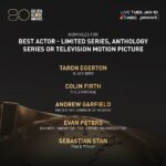 Sepideh Moafi Instagram - Thank you @goldenglobes for the THREE (❣️) #GoldenGlobe nominations for @appletvplus #BlackBird. * Best Television Limited Series, Anthology Series, or Motion Picture Made for Television — Black Bird * Best Performance by an Actor in a Limited Series, Anthology Series, or a Motion Picture Made for Television — Taron Egerton @taron.egerton * Best Performance by an Actor in a Supporting Role in a Limited Series, Anthology Series, or Motion Picture Made for Television — Paul Walter Hauser @paulwhausergram A dream cast, creative & production team. Love you all. So proud to be part of this masterpiece. Congrats to everyone involved.🥹🖤🦅 The 80th Annual Golden Globe Awards will be held on Tuesday, January 10, 2023 at 8 p.m. ET/5 p.m. PT on @nbc & @peacocktv In loving memory of Ray Liotta. ❤️‍🩹