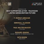 Sepideh Moafi Instagram - Thank you @goldenglobes for the THREE (❣️) #GoldenGlobe nominations for @appletvplus #BlackBird. * Best Television Limited Series, Anthology Series, or Motion Picture Made for Television — Black Bird * Best Performance by an Actor in a Limited Series, Anthology Series, or a Motion Picture Made for Television — Taron Egerton @taron.egerton * Best Performance by an Actor in a Supporting Role in a Limited Series, Anthology Series, or Motion Picture Made for Television — Paul Walter Hauser @paulwhausergram A dream cast, creative & production team. Love you all. So proud to be part of this masterpiece. Congrats to everyone involved.🥹🖤🦅 The 80th Annual Golden Globe Awards will be held on Tuesday, January 10, 2023 at 8 p.m. ET/5 p.m. PT on @nbc & @peacocktv In loving memory of Ray Liotta. ❤️‍🩹