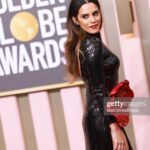 Sepideh Moafi Instagram - Last night the @appletvplus Black Bird family reunited to celebrate our Golden Globe nomination for best limited series, as well best performance nomination for @taron.egerton & a win for @paulwhausergram, one of the most humble, talented & deserving people on this planet. I looked around our massively talented table. I look a few tables over & I see Steven Spielberg & Angela Basset & so many others I’ve grown up admiring. How did this happen? These moments of celebration come after years and years of hard work & never giving up through life & career challenges, sure, but I never fool myself into thinking I’m more special than anyone else out there who’s just as hard working & talented & perseveres no matter what. I often ask myself, why me? So many of my parents’ closest friends and family were murdered by the Islamic Republic. In 1984 my parents were forced to flee Iran. They spent years with my sister moving from refugee camp to refugee camp all over Turkey & Germany. I was born in one of those camps in Germany. We were finally able to come to the U.S. & build a home that resembled home, but never fully felt like home. Moments where I feel undeserving or ask why me I hear my mothers voice: “don’t ask why, just say thank you.” Please look at the last slides for the story behind the dress. 🙏🏽✨ Art is resistance & resistance is Art. TEAM 🙏🏽❤️‍🔥 👗 @amirtaghicollection 🎨 @hausofmilad 💇🏽‍♀️ @rena.calhoun 💄 @danadelaney 👠 @jimmychoo 💍 @rahaminovdiamonds 💎 @neillane 💆🏽‍♀️ @kikiyurskin @detoxbyrebecca 💅🏼 @sima.nail.artist Styling @kevinmichaelericson All 📸 via @gettyimages 🙏🏽 @goldenglobes 🙏🏽🌹 to @amandajpel @rscapellan & @teamid