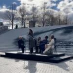 Sepideh Moafi Instagram - Art is revolution & revolution is art. Thank you @forfreedoms & @vitalvoices for this stunning art activation at @4freedomspark 👁️ #EYESONIRAN 👁️ Thank you @hillaryclinton @shirin__neshat @gissounia @nazaninafshinjammackay @zainabsalbi @sheidajanam @hankwillisthomas for your inspiring leadership & words, & @jonbatiste @mehrnam_rastegari for making us all cry with your magical interpretation of @shervinine Baraye. Breathtaking artwork by @sheidajanam @shirin__neshat @hankwillisthomas @aphroditedesiree @shirintowfiq @icyandsot @sepidehmehrban @jr @sheida.s.o.l & #z On view at Four Freedoms Park on Roosevelt Island through the end of the year ✨