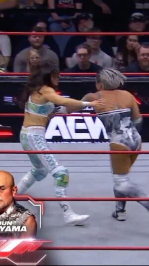 Serena Deeb Instagram - Serena Deeb reminds Lady Frost that this is HER dojo!

Watch #AEWCollision LIVE on TNT!

@serenadeeb | @realladyfrost
