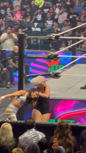 Serena Deeb Instagram - AEW Women’s World Champion Timeless @tonistorm_ is putting the AEW Women’s World Championship on the line against The Professor @serenadeeb! 

Order #AEWDoN on PPV right now!
🇺🇸: Cable & Satellite
💻: @BleacherReport | @FiteTV | @YouTube | @PPV_com
#aew #allelitewrestling