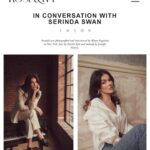 Serinda Swan Instagram - This article came out during Oscar week, and I waited to post it as I didn’t want it to get lost in the feed of beautiful dresses. So grateful for Alison Engstrom and the team at Rosen & Ivy for the beautiful photographs and one of my favorite interviews to date. I’ve been trying to open up more so people can get to know who I truly am. Grateful for the opportunity ❤️ LINK IN BIO