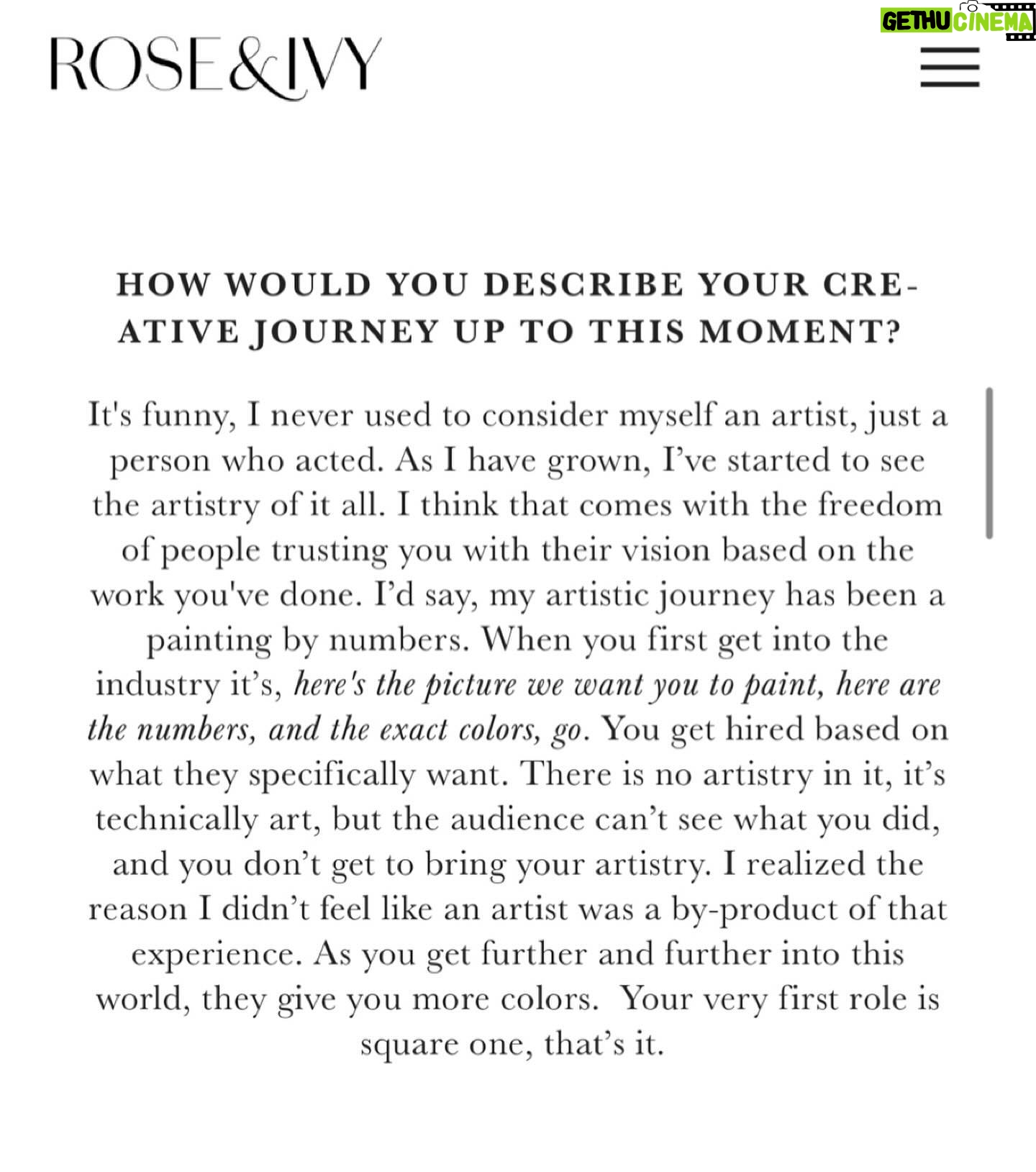 Serinda Swan Instagram - This article came out during Oscar week, and I waited to post it as I didn’t want it to get lost in the feed of beautiful dresses. So grateful for Alison Engstrom and the team at Rosen & Ivy for the beautiful photographs and one of my favorite interviews to date. I’ve been trying to open up more so people can get to know who I truly am. Grateful for the opportunity ❤️ LINK IN BIO