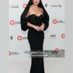 Serinda Swan Instagram - Thank you Elton for the marvelous evening for such an amazing cause @eltonjohn @ejaf Here are a few of my favorite moments ❤️ Clearly no fun was had 💋 OSCARS Afterparty wearing @carolinaherrera, jewelry by @alexisbittar, purse @jimmychoo, shoes @magdabutrym @albrightfashionlibraryla Glam squad @allison.giroday and photos by @aruti.ramela ❤️